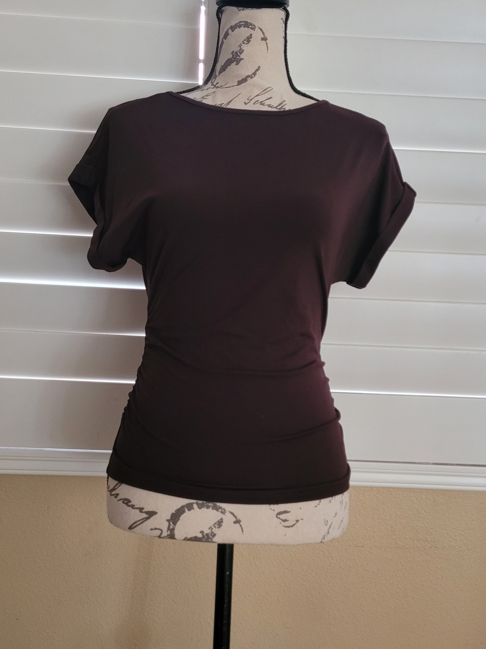 OGL Gloam Short Sleeve Top in Purple Size Small NWT